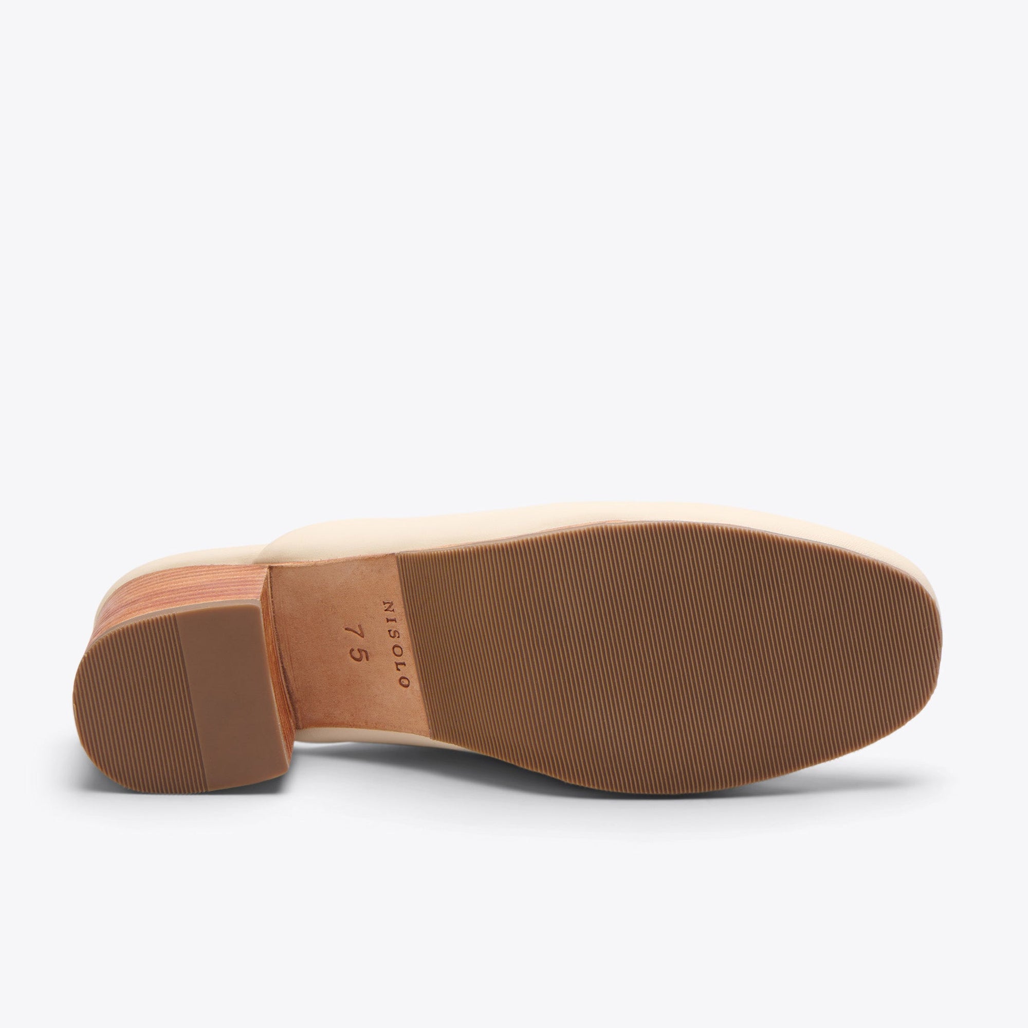 Womens | All-Day Heeled Mule | Bone