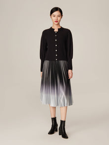 Airy-Light Cashmere Cardigan | Black
