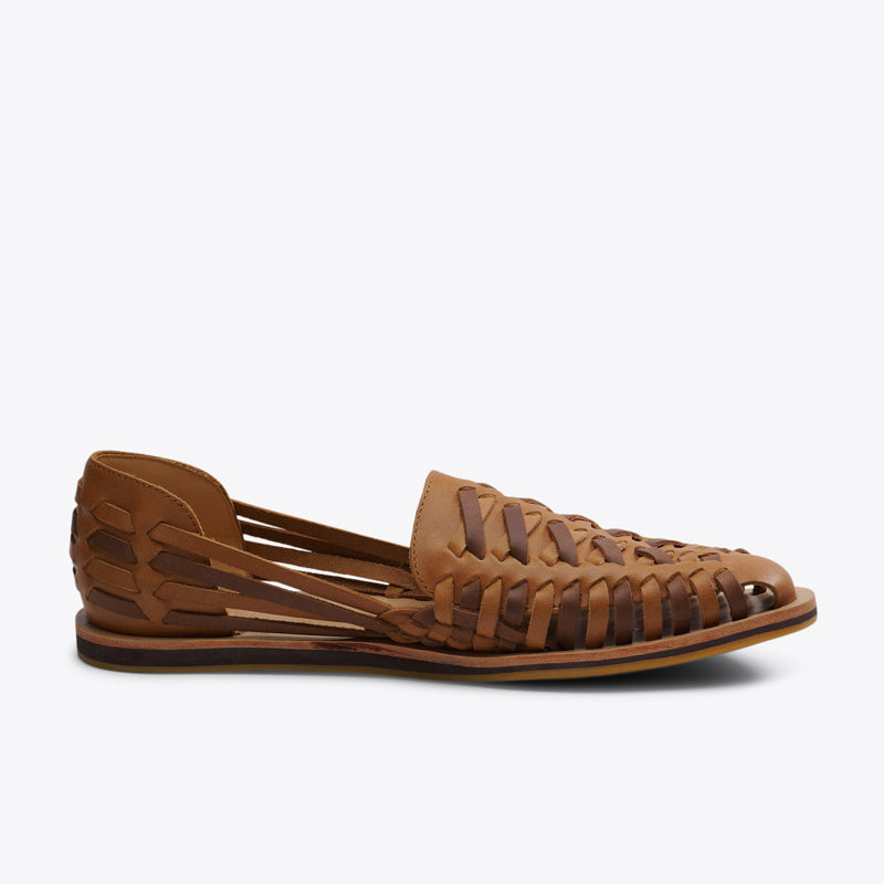 Product Image 4 of the Men's Huarache Sandal Saddle Brown/Brown Colorblock Nisolo