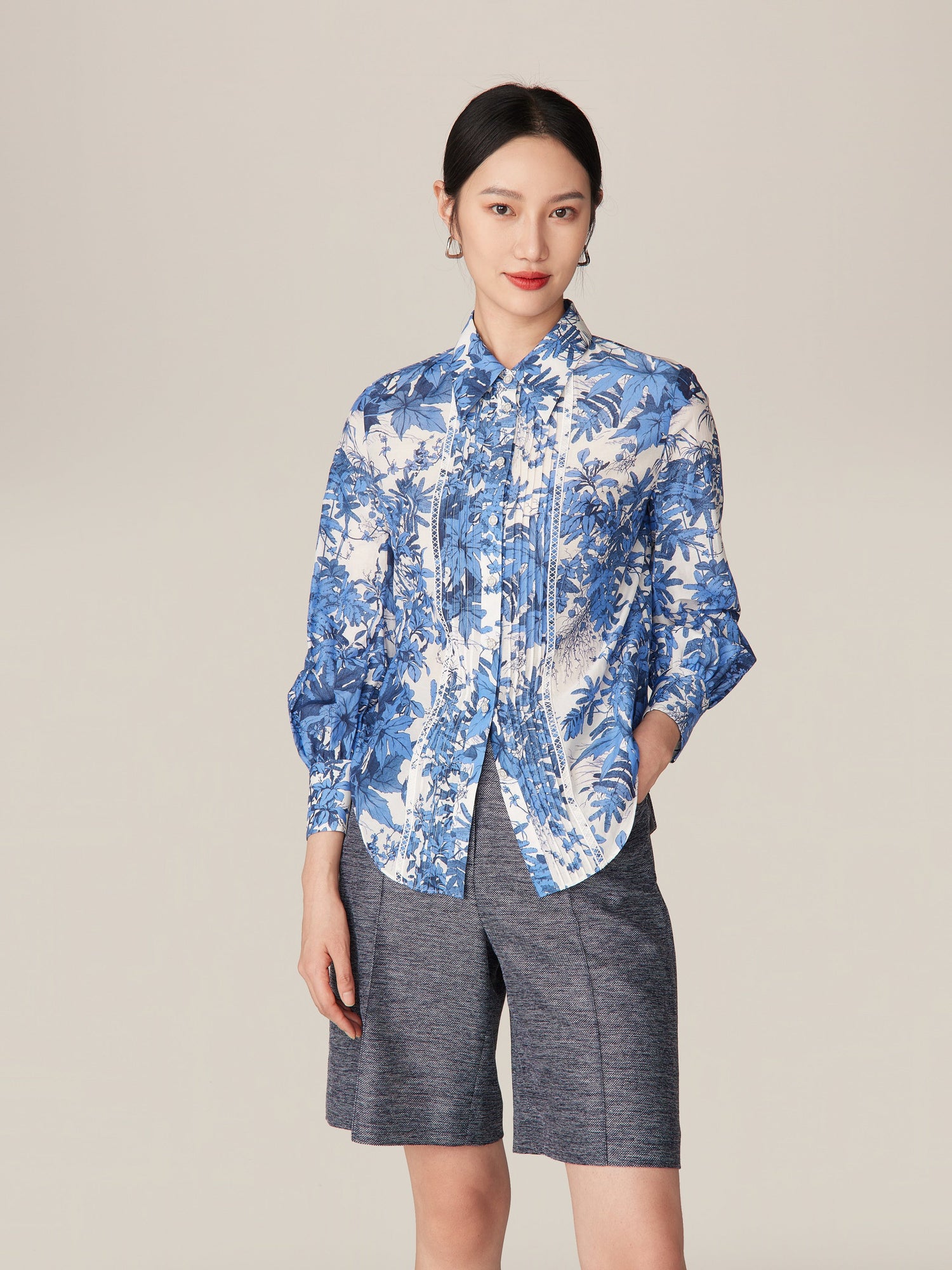 Printed Shirt | Blue