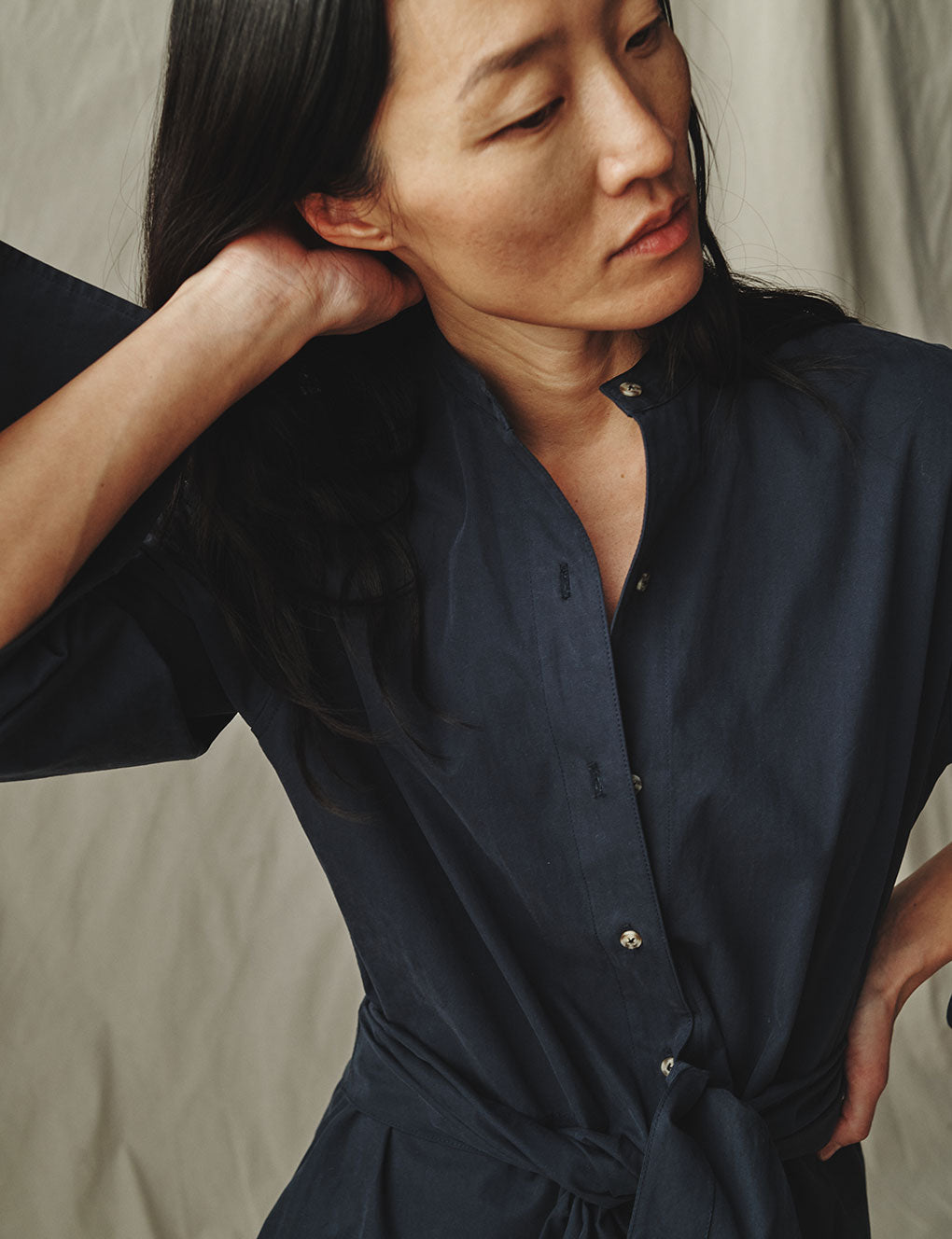Womens | The Shirtdress | Navy