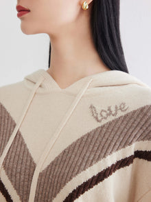 Yak Wool Knit Sweatshirt | Beige