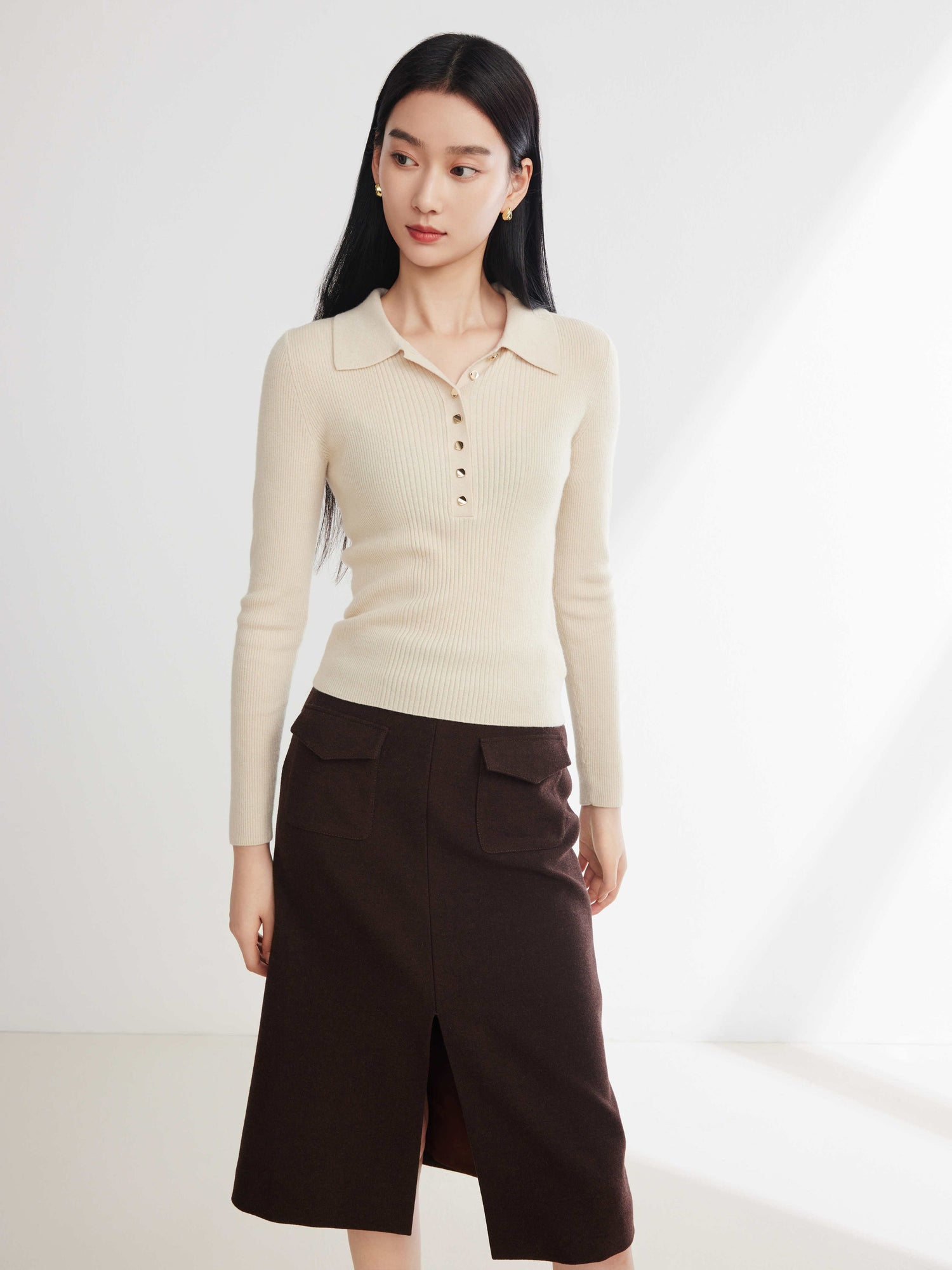 Yak Wool Knitwear | White