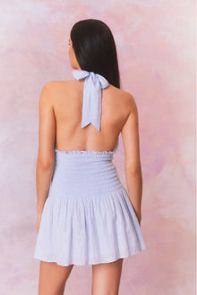 Luisetta Halter Mini Dress | Moonstone