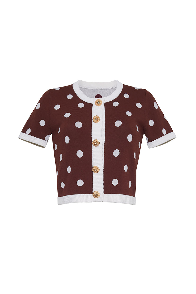 Sona Top | Cocoa Dot