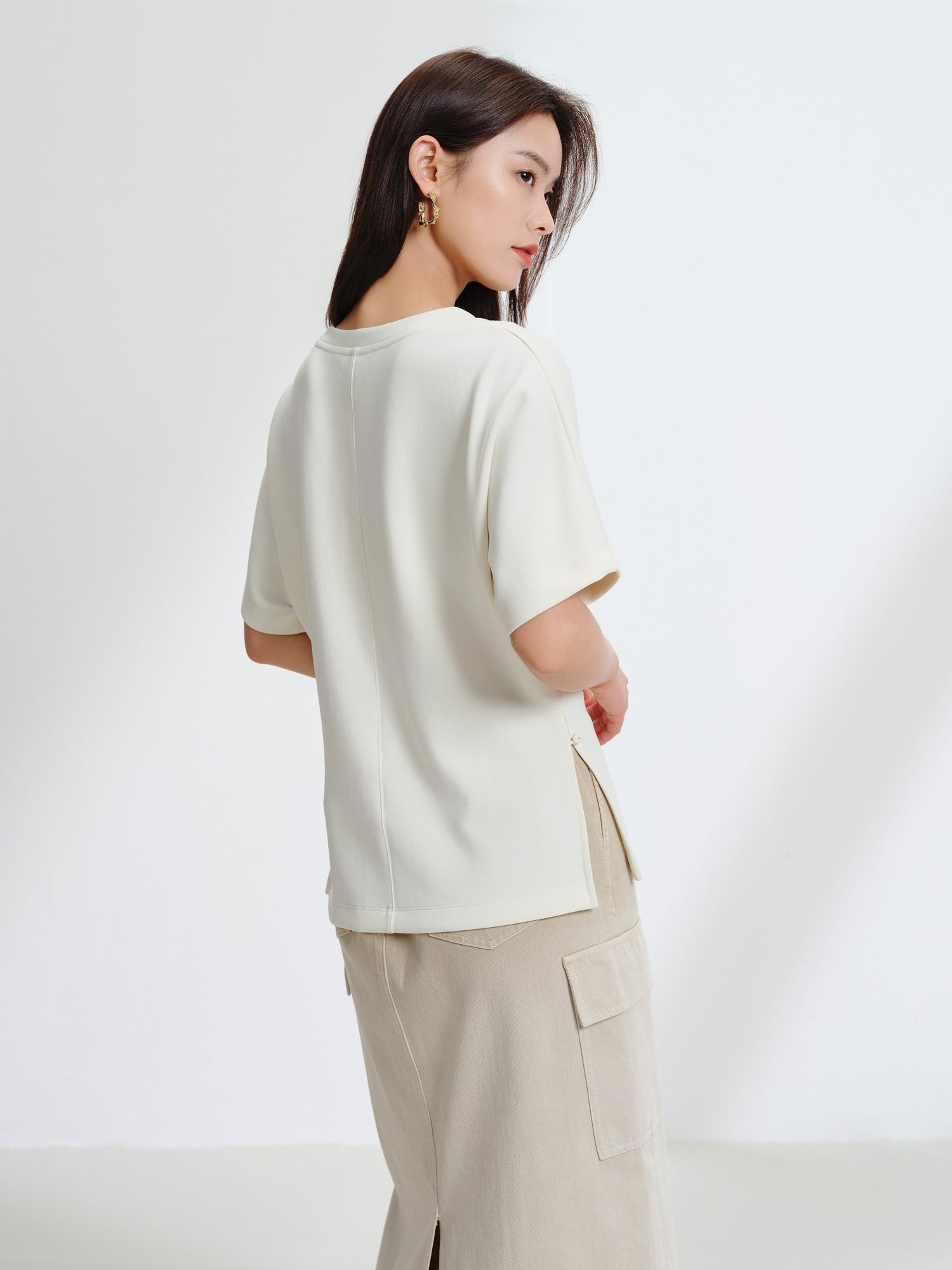 Knit Top | White
