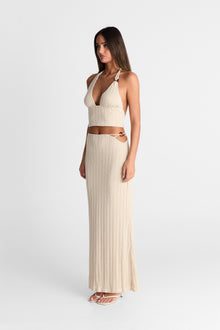 Eden Maxi Skirt | Almond