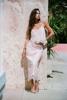 Goodall Tie-Dye Lace Maxi Skirt | Rainbow Sprinkles