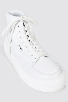 Dreamy Leather High Top | Unisex | Triple White