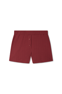 Pointelle Lounge Short | Tomato