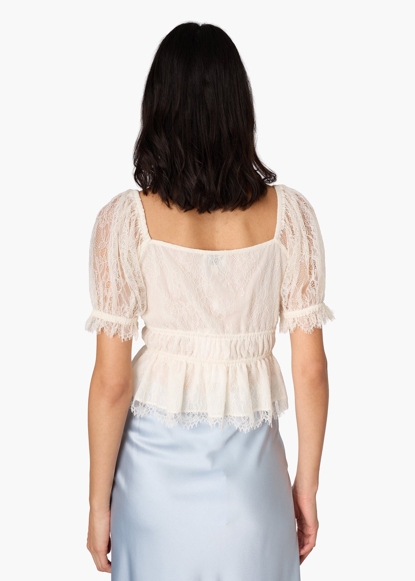Henrietta Lace Top | Ceramic