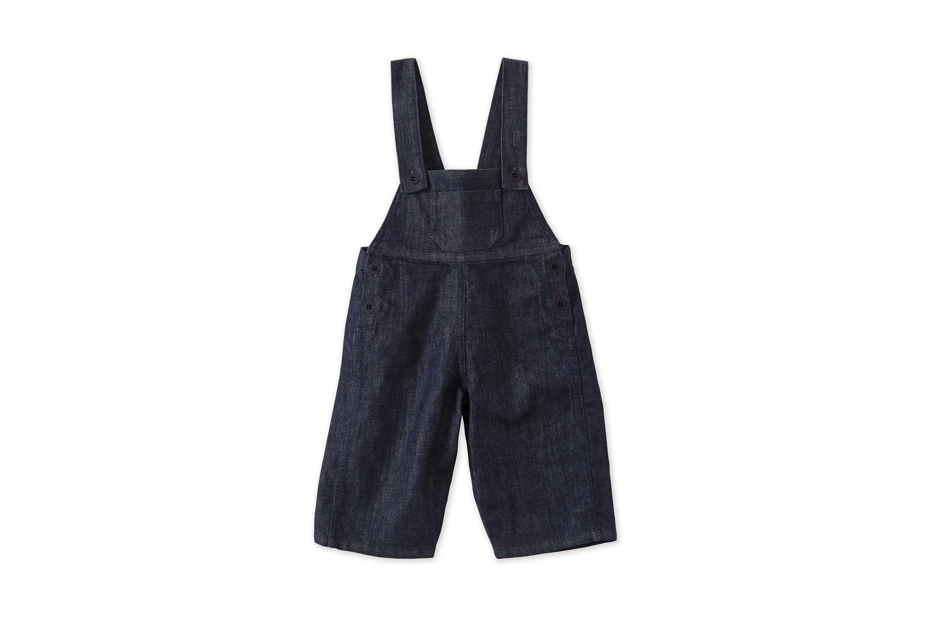 Unisex | Organic Denim Dungarees | Blue