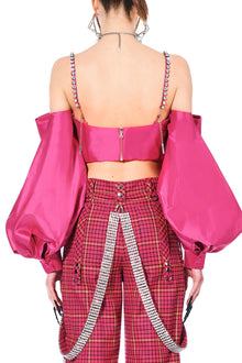 Oversized Bow Top | Magenta