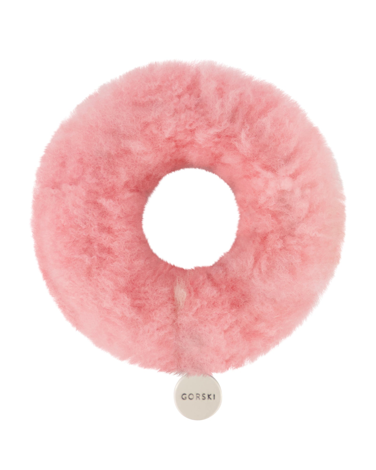 Shearling Lamb Scrunchie | Women | Light Pink