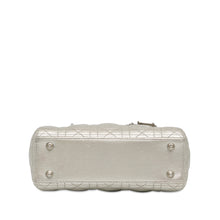Dior | Pre-Owned Small Metallic Grained Calfskin Cannage My ABCLady - II | Silver