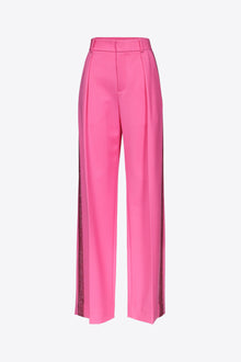 Crystal Embellished Trouser | Carmine Rose