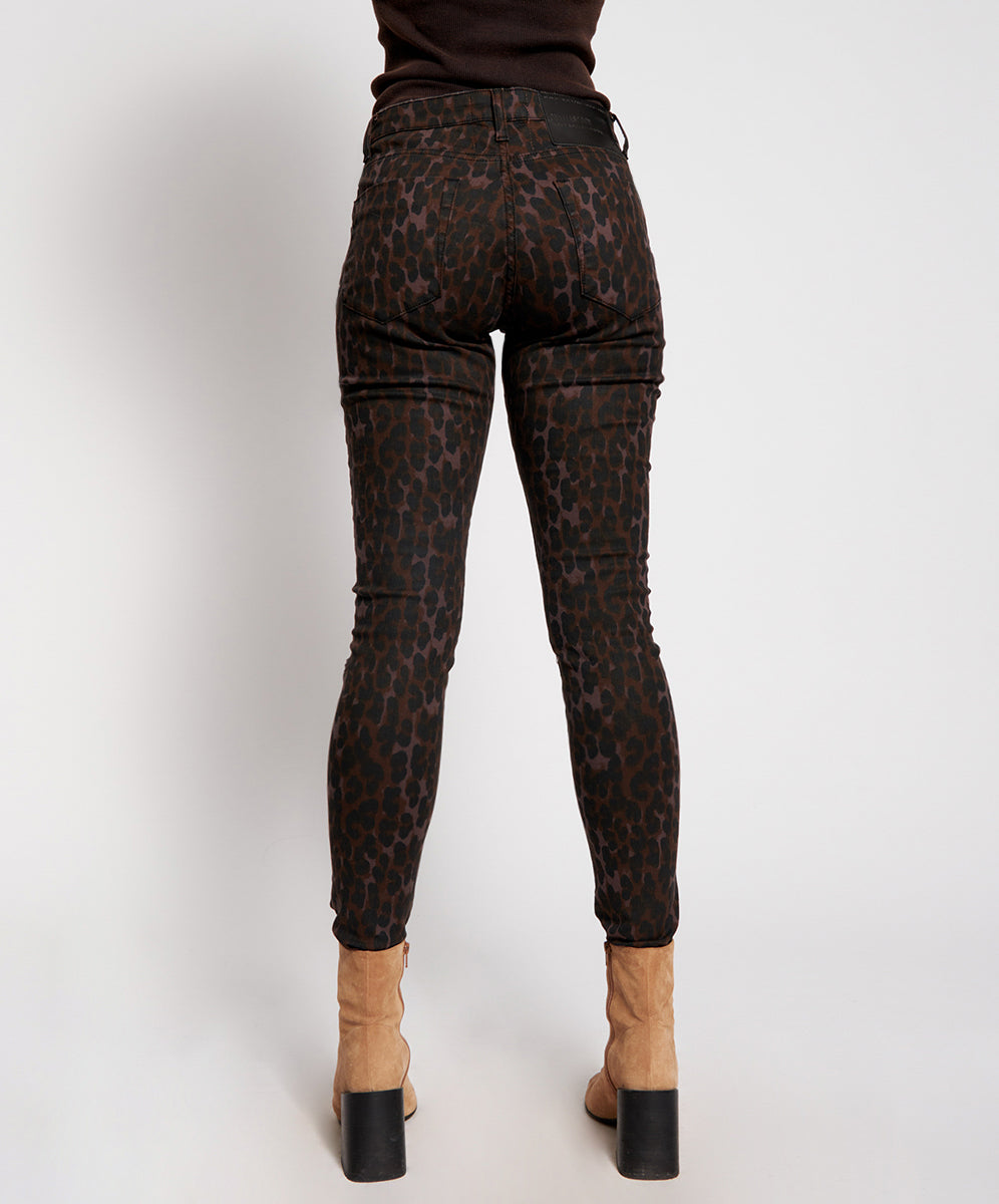 Freebirds Ii High Waist Stretch Skinny Denim Jeans | Bronze Leo