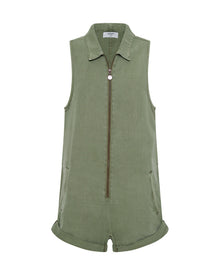 Braxton Mini Utility Jumpsuit | Super Khaki