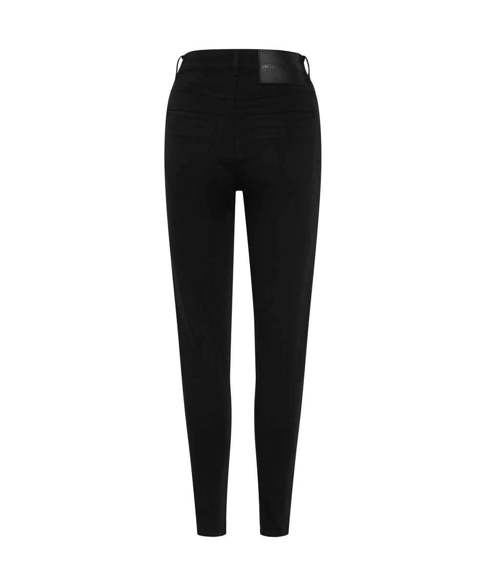 Preachers High Waist Skinny Stretch Denim Jeans | Jett Black