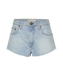 The One High Waist Cheeky Denim Shorts | Best Blue