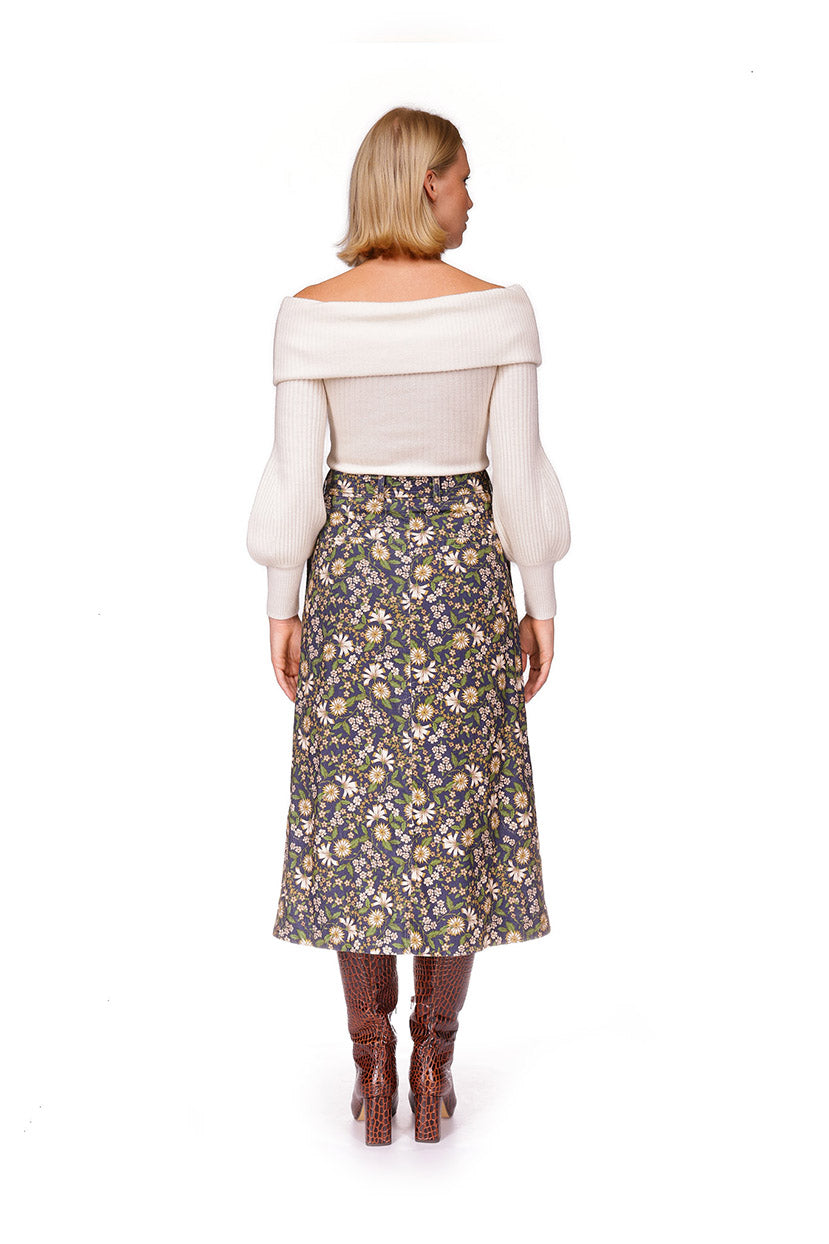 Oslo Skirt | Millerfleur Evening Blue