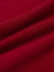Embroidered Cashmere Scarf | Maroon