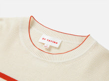 Vintage Striped Knit Sweater | Orange