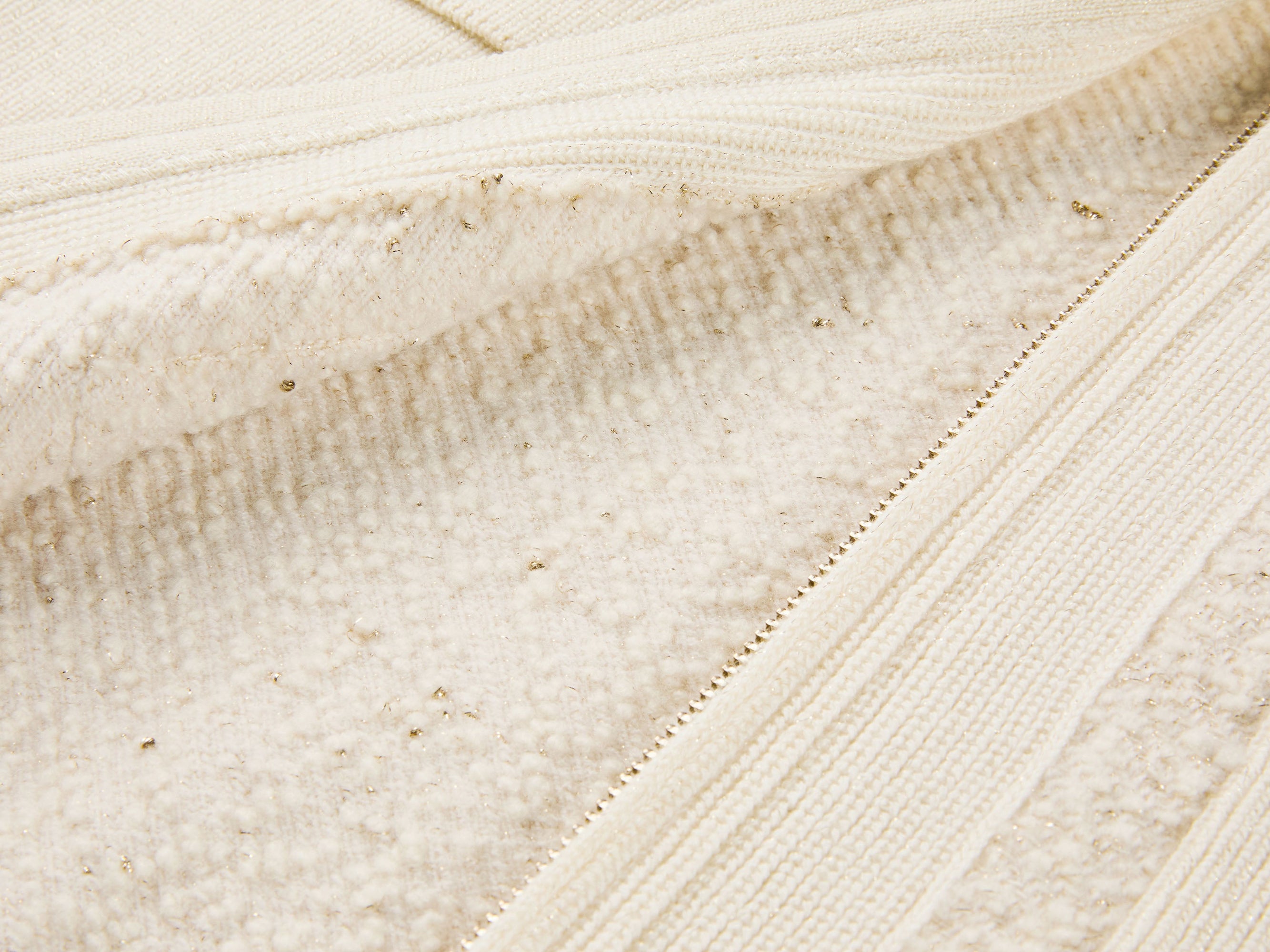 Wool Lapel Collar Cardigan | Beige