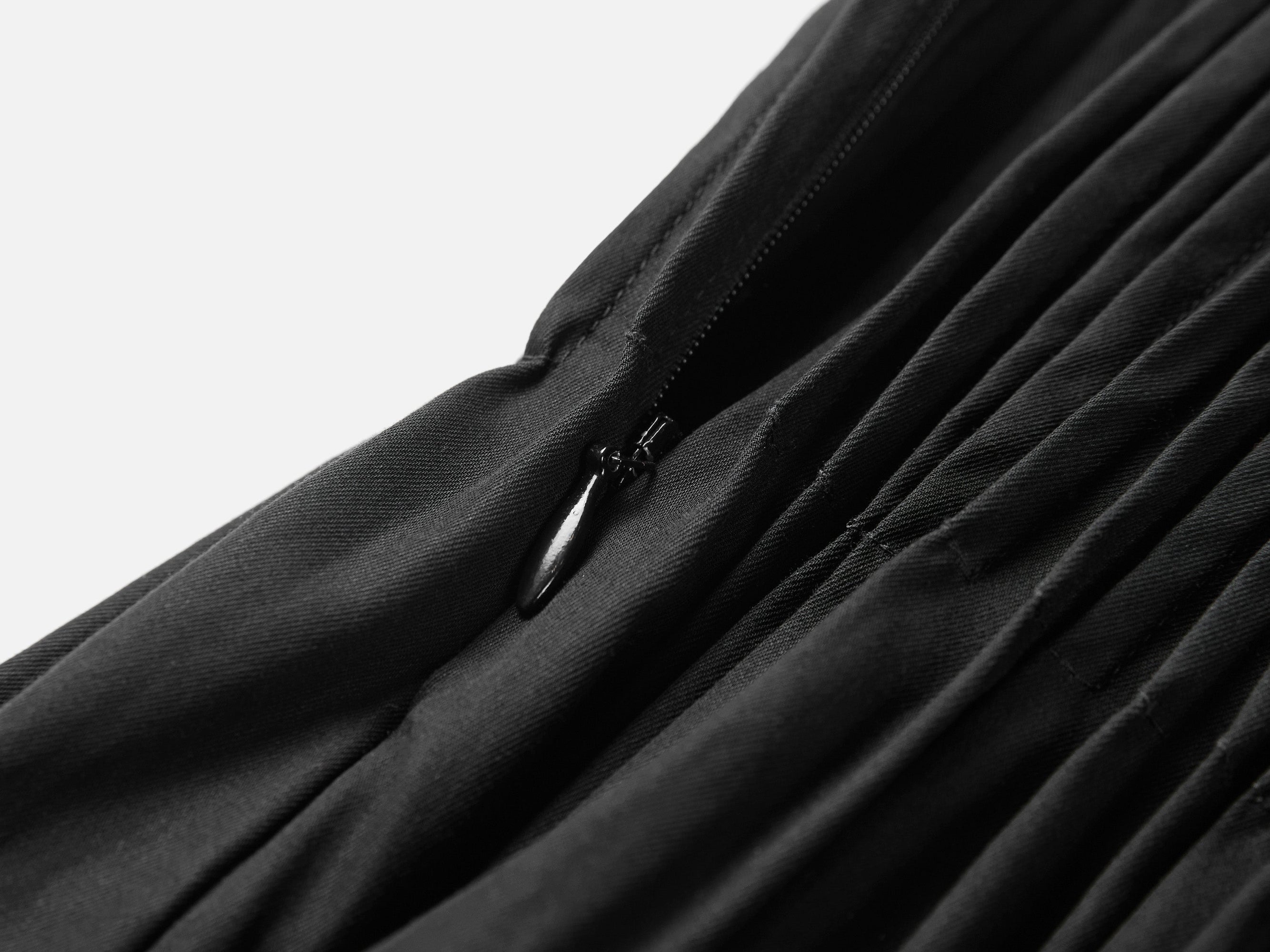 Cotton A Skirt | Black