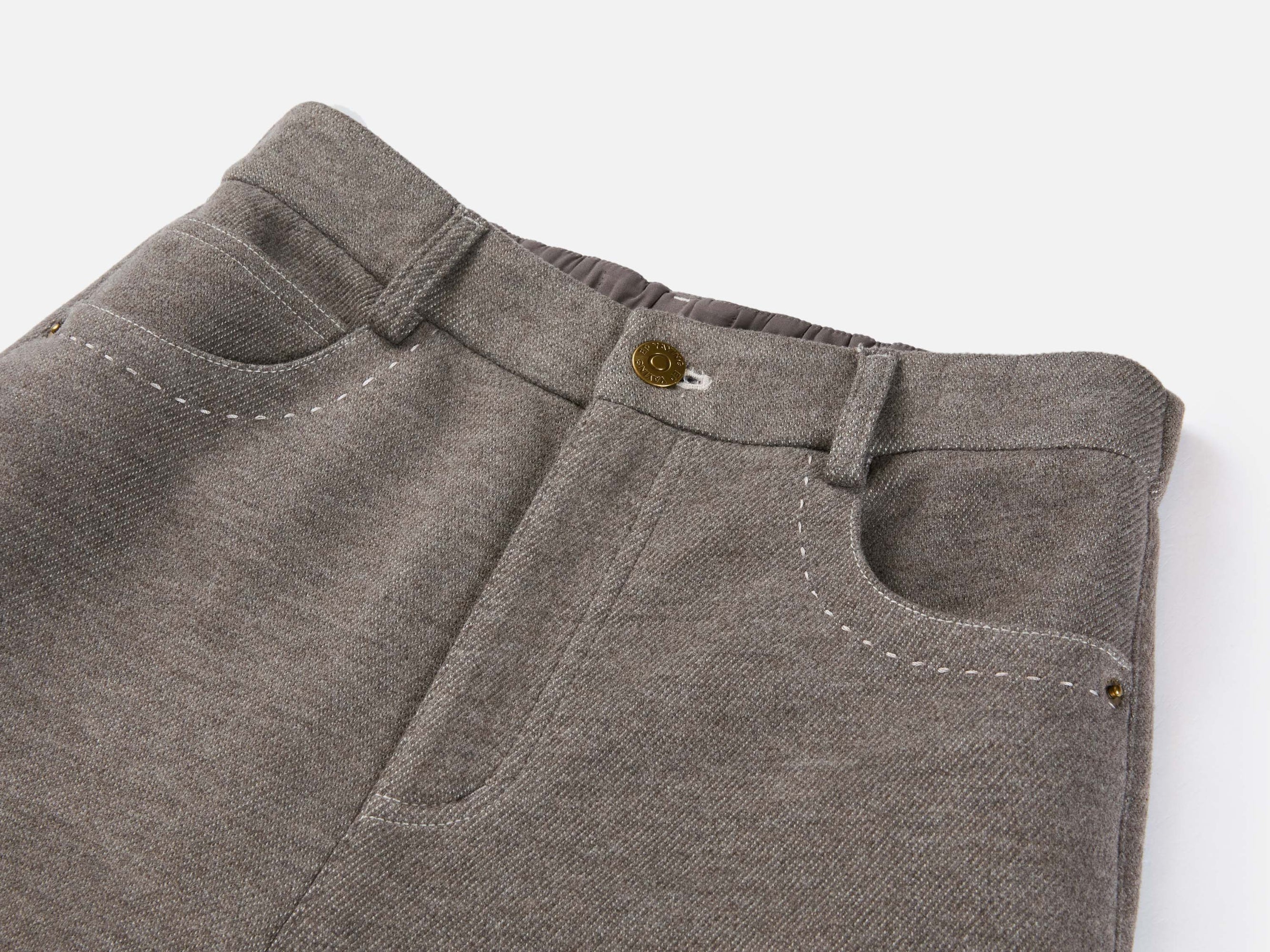 Wool Jeans | Green