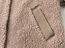 Wool Stand Collar Elegant Coat | Taupe