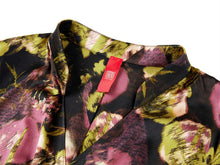 Silk Floral Dress | Black
