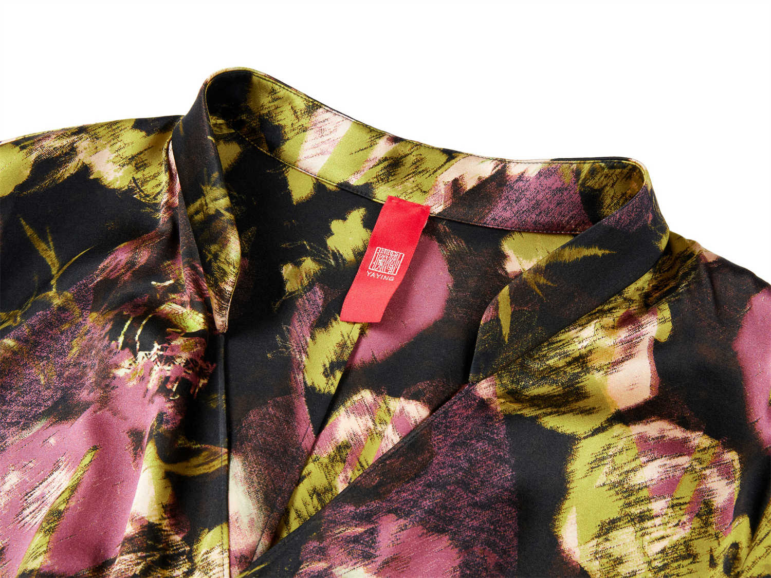 Silk Floral Dress | Black