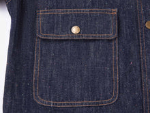 Cropped Denim Jacket | Navy