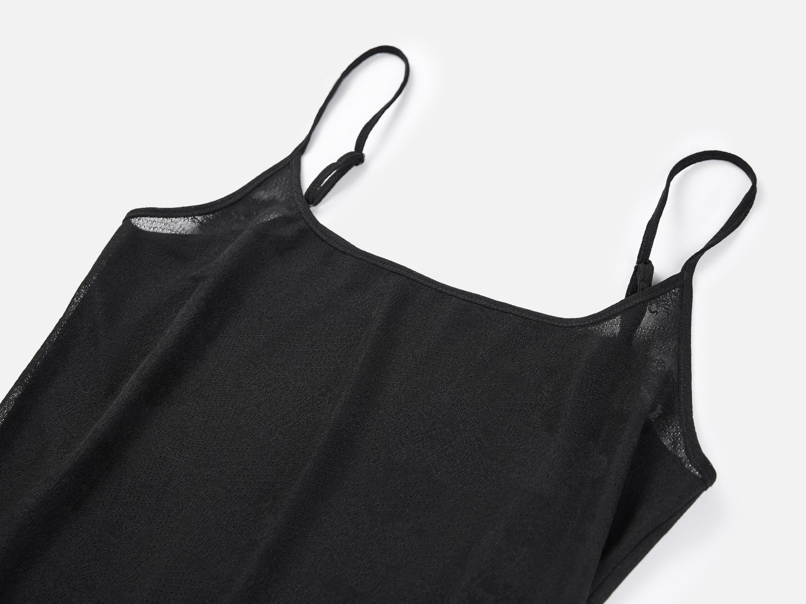 Jacquard Camisole Vest | Black