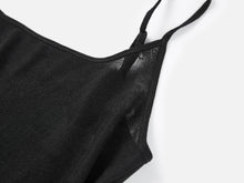 Jacquard Camisole Vest | Black