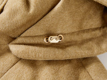 Cashmere Goose Down Long Jacket | Camel
