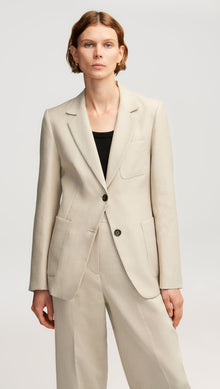 Weekend Blazer in Linen | Sand