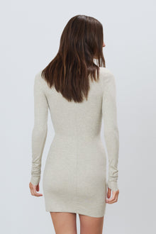 LONG SLEEVE CREWNECK MINI DRESS - ETERNE