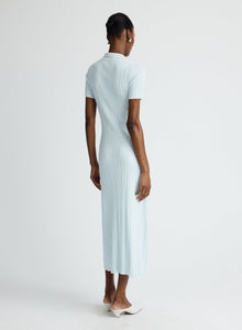 Penelope Dress | Glacier W/ Silence Trim