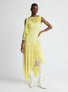 Lydia Dress | Yellow Lace