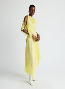 Lydia Dress | Yellow Lace