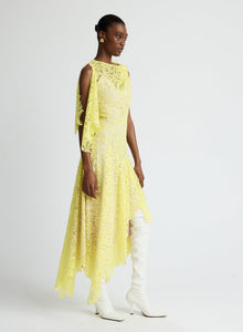 Lydia Dress | Yellow Lace