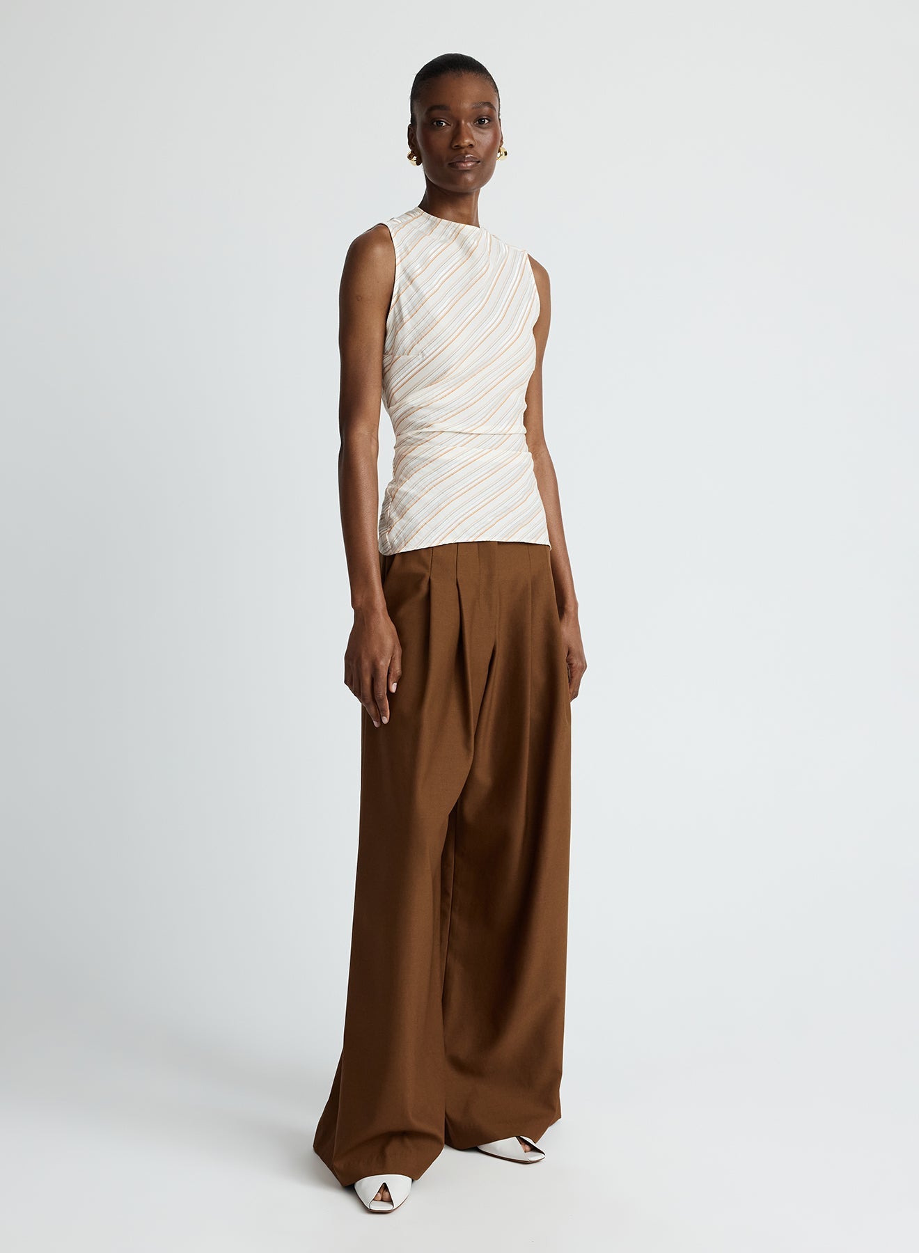 Krysta Top | Russet Stripe