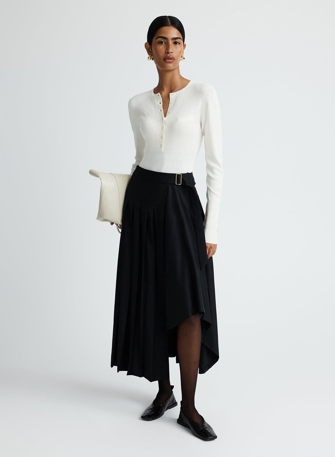 Virginia Skirt | Black Wool