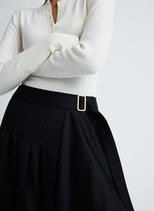 Virginia Skirt | Black Wool