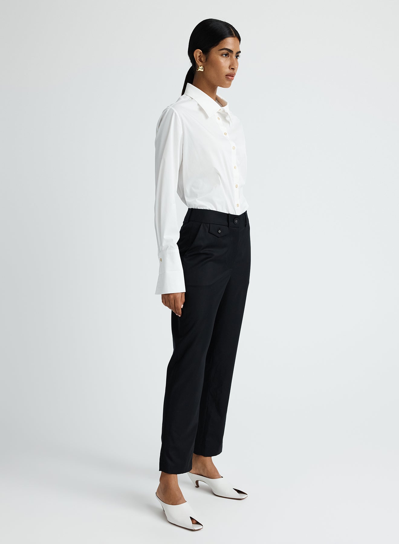 Juliette Pants | Black Wool