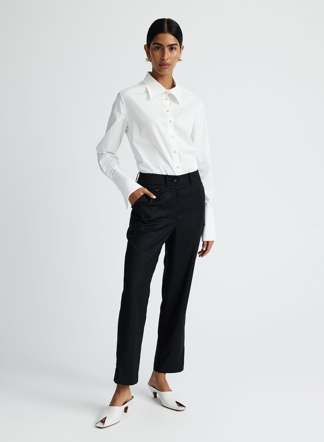 Juliette Pants | Black Wool