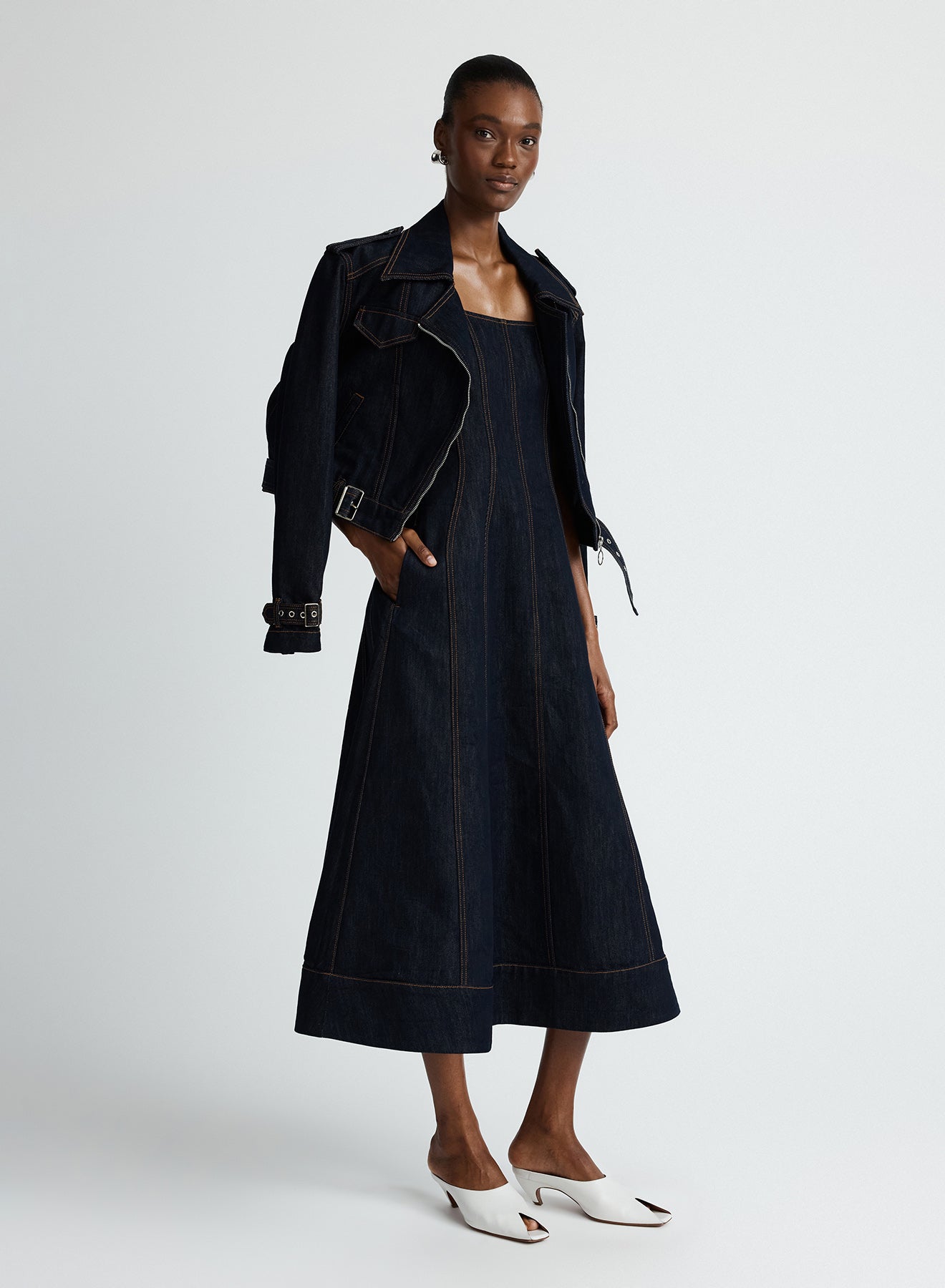 Justice Dress | Dark Indigo