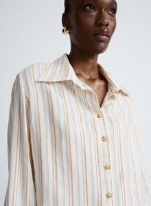 Odessa Shirt | Russet Stripe